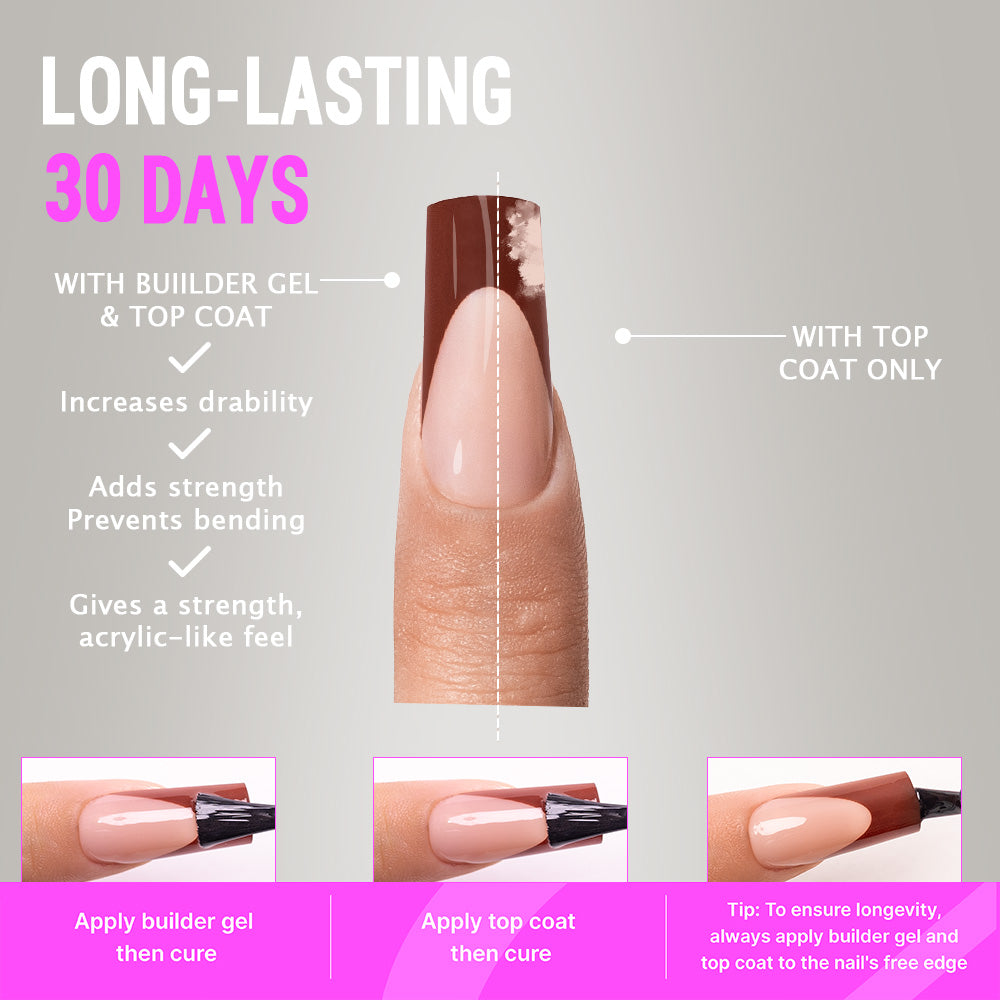 Neutral & Nude Tips | Long Square | ProTips