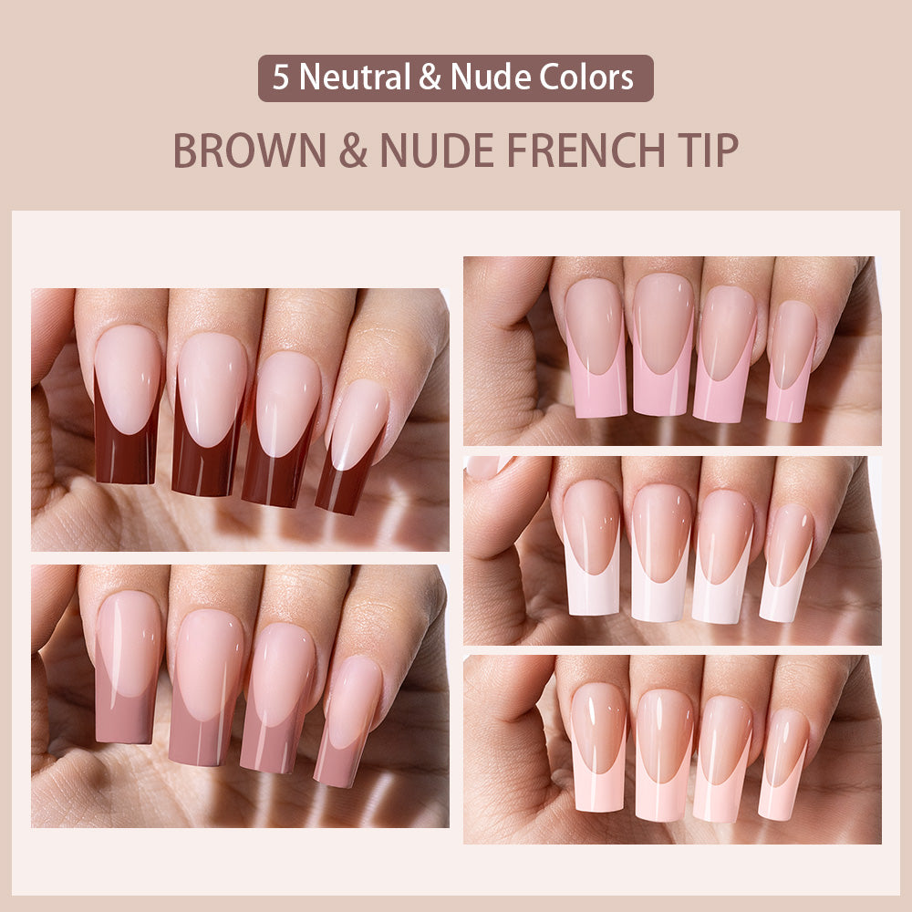 Neutral & Nude Tips | Long Square | ProTips