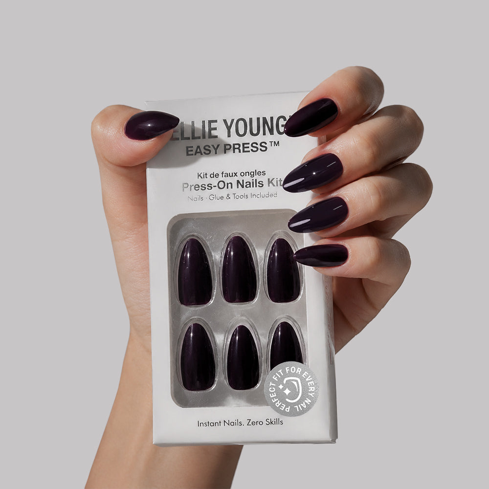 Aubergine Noir | Medium Almond | EASY PRESS™