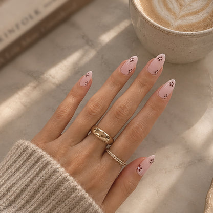 Mocha Daisy | Medium Almond | EASY PRESS™