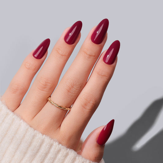 Merlot | Medium Almond | EASY PRESS™