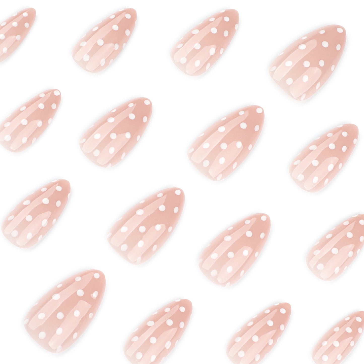 Nude Polka Dots | Medium Almond