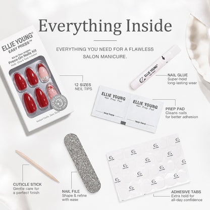 Cherry Haze | Almendra medio | Navidad | EASY PRESS™