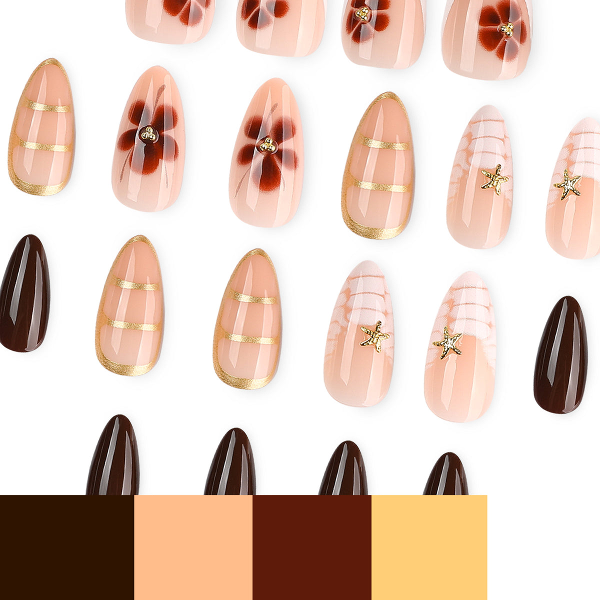 Velvet Cocoa | Medium Almond | EASY PRESS™