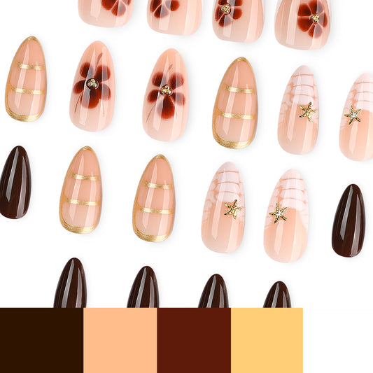 Velvet Cocoa | Medium Almond | EASY PRESS™