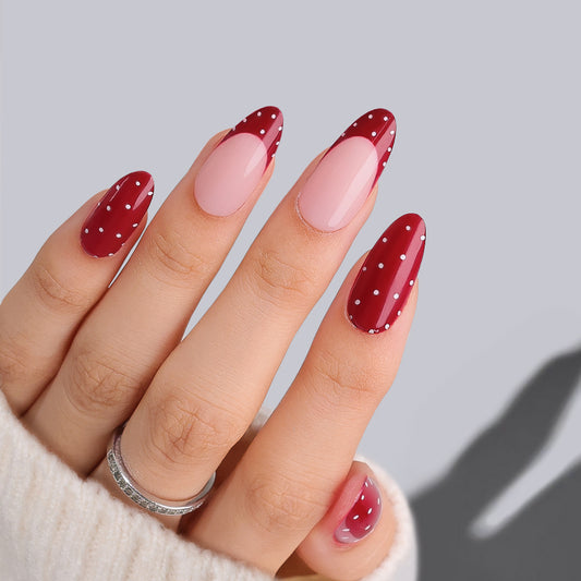 Mulberry Dot | Medium Almond | EASY PRESS™