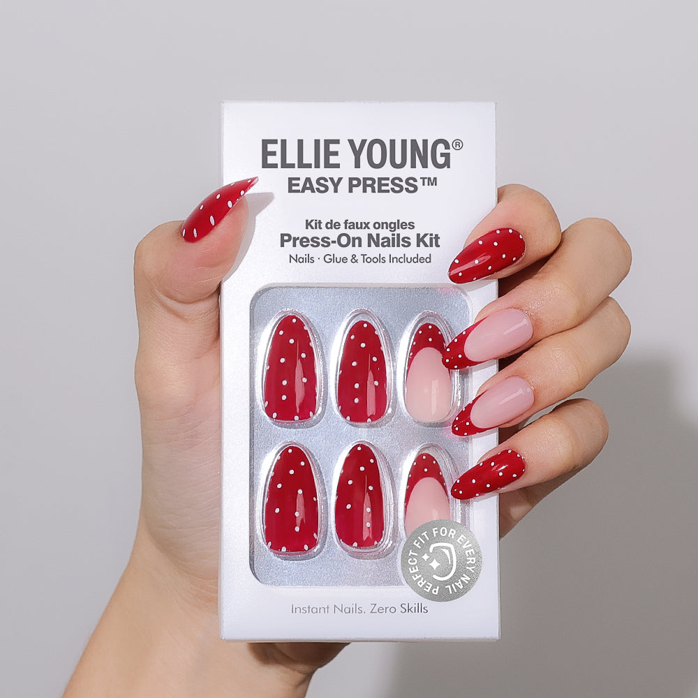 Mulberry Dot | Medium Almond | EASY PRESS™