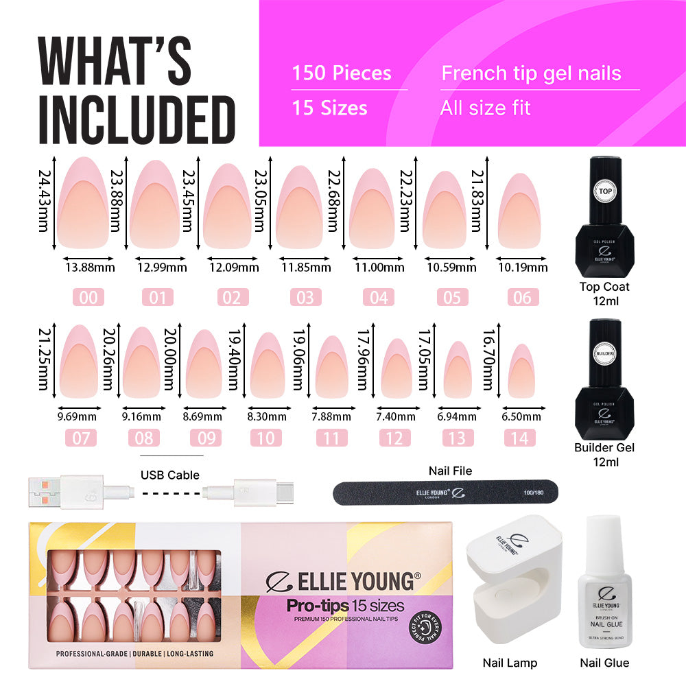 Neutral & Nude Tips | Medium Almond | ProTips