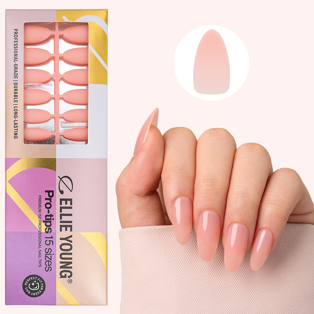 Solid Nude Nail Kit | Medium Almond | ProTips
