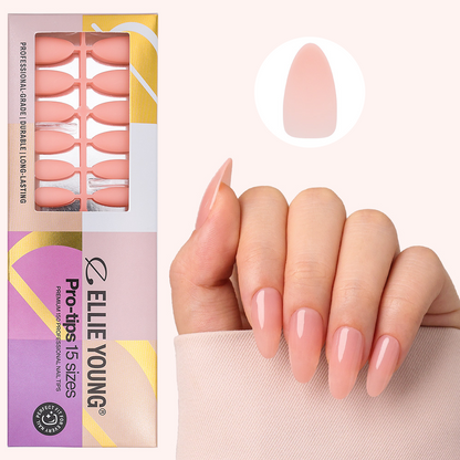 Solid Nude Nail Kit | Medium Almond | ProTips