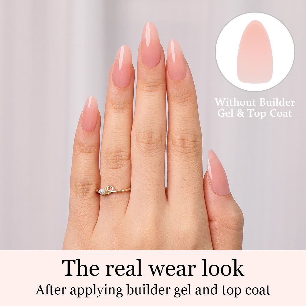 Solid Nude Nail Kit | Medium Almond | ProTips