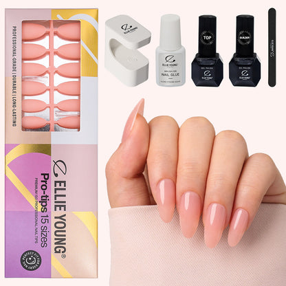 Solid Nude Nail Kit | Medium Almond | ProTips