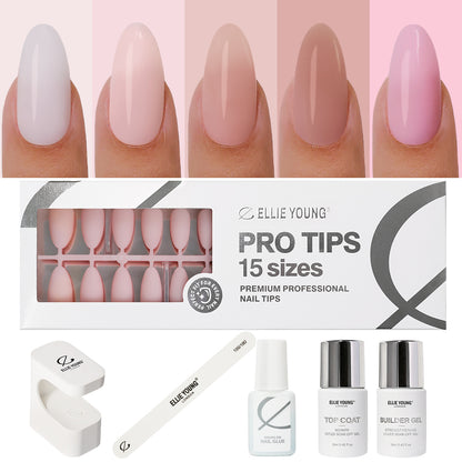 Solid Mix Nail Kit | Medium Almond | ProTips