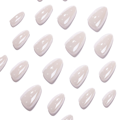 Pearl Dot | Short Almond | EASY PRESS™