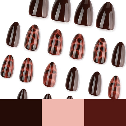 Chic Amber | Short Almond | EASY PRESS™