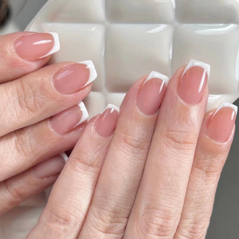 Classic French Tip Short Coffin