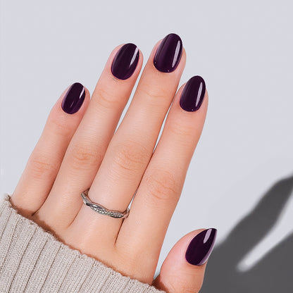Aubergine Noir | Short Oval | EASY PRESS™