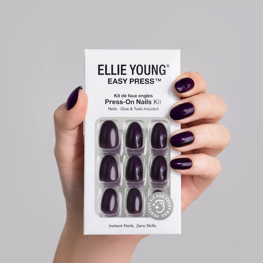 Aubergine Noir | Short Oval | EASY PRESS™