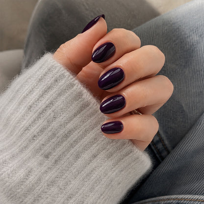 Aubergine Noir | Short Oval | EASY PRESS™