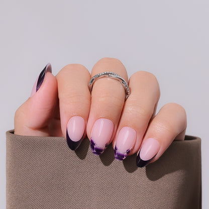 Purple Eclipse | Short Almond | EASY PRESS™