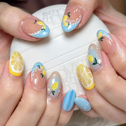 Amalfi Lemon | Short Almond | EASY PRESS™