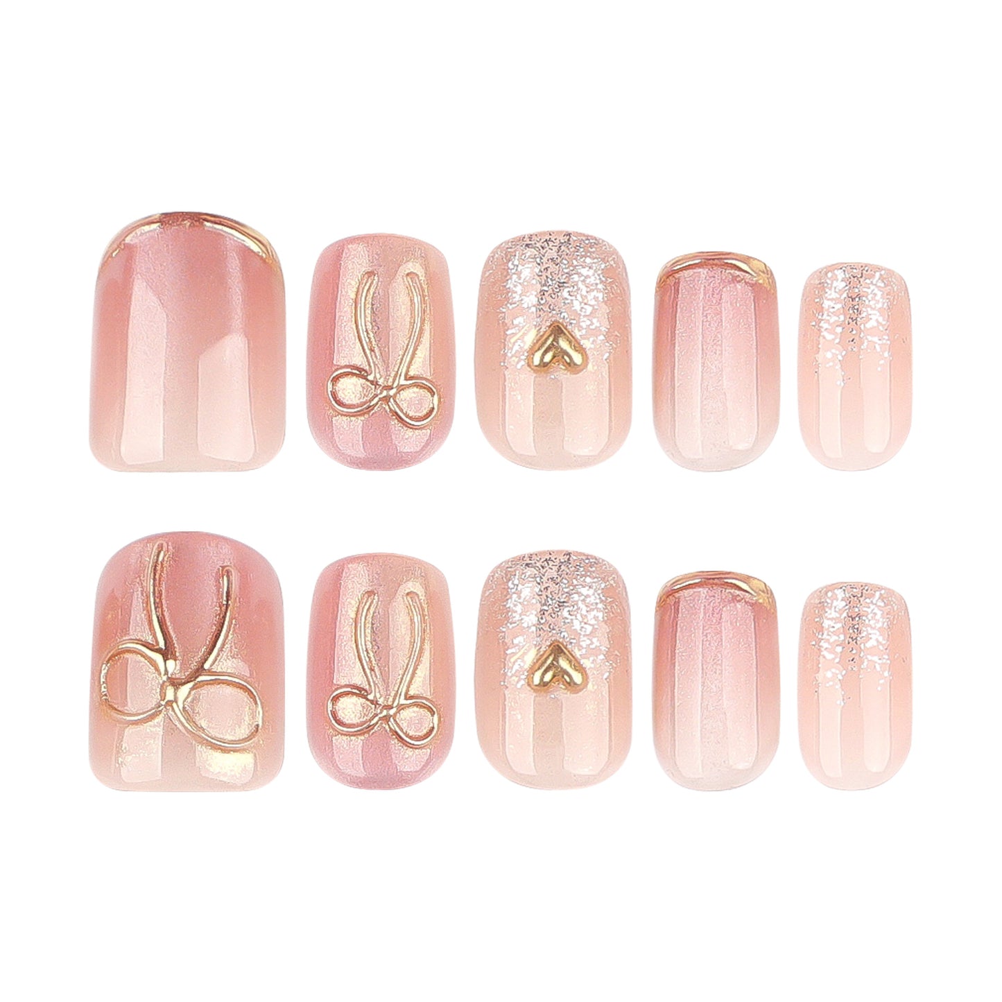 Gold Kiss | Short Square