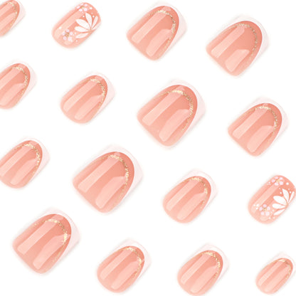 Daisy French Tips | Short Square