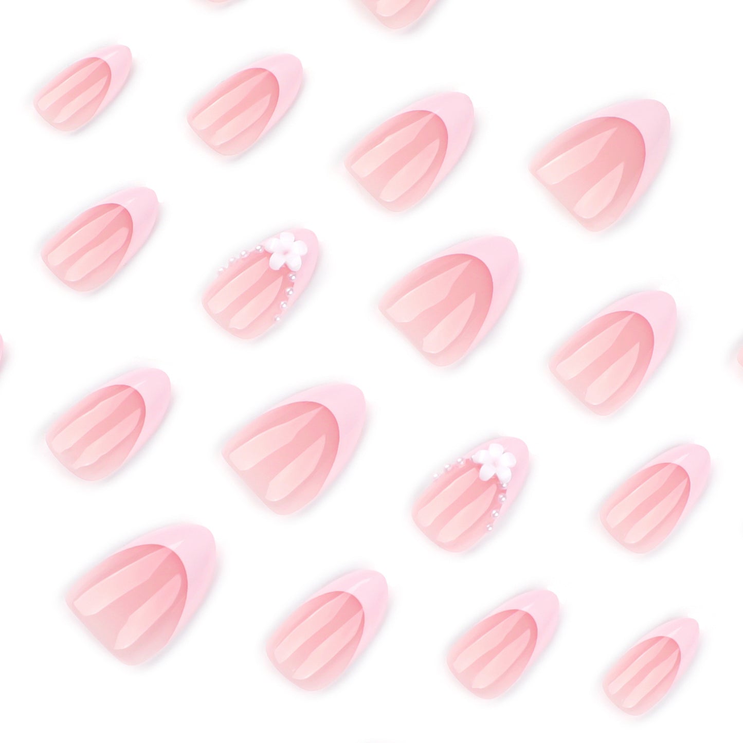 Bridal Pearl | Short Almond | EASY PRESS™