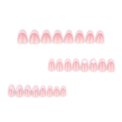 Bridal Pearl | Short Almond | EASY PRESS™
