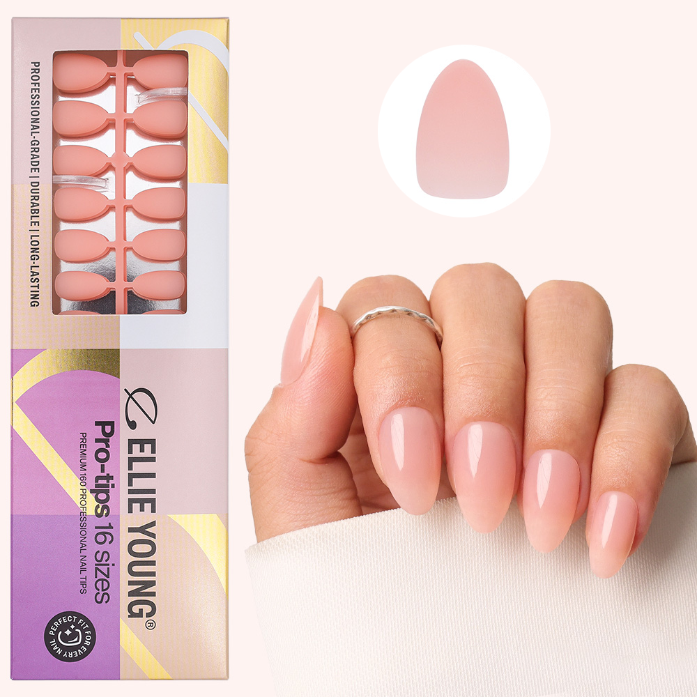 Solid Nude Nail Kit | Short Almond | ProTips