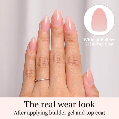 Solid Nude Nail Kit | Short Almond | ProTips