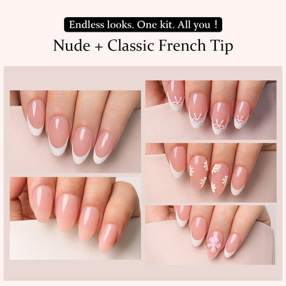 Nude & French Mix Nail Kit | Short Almond | ProTips