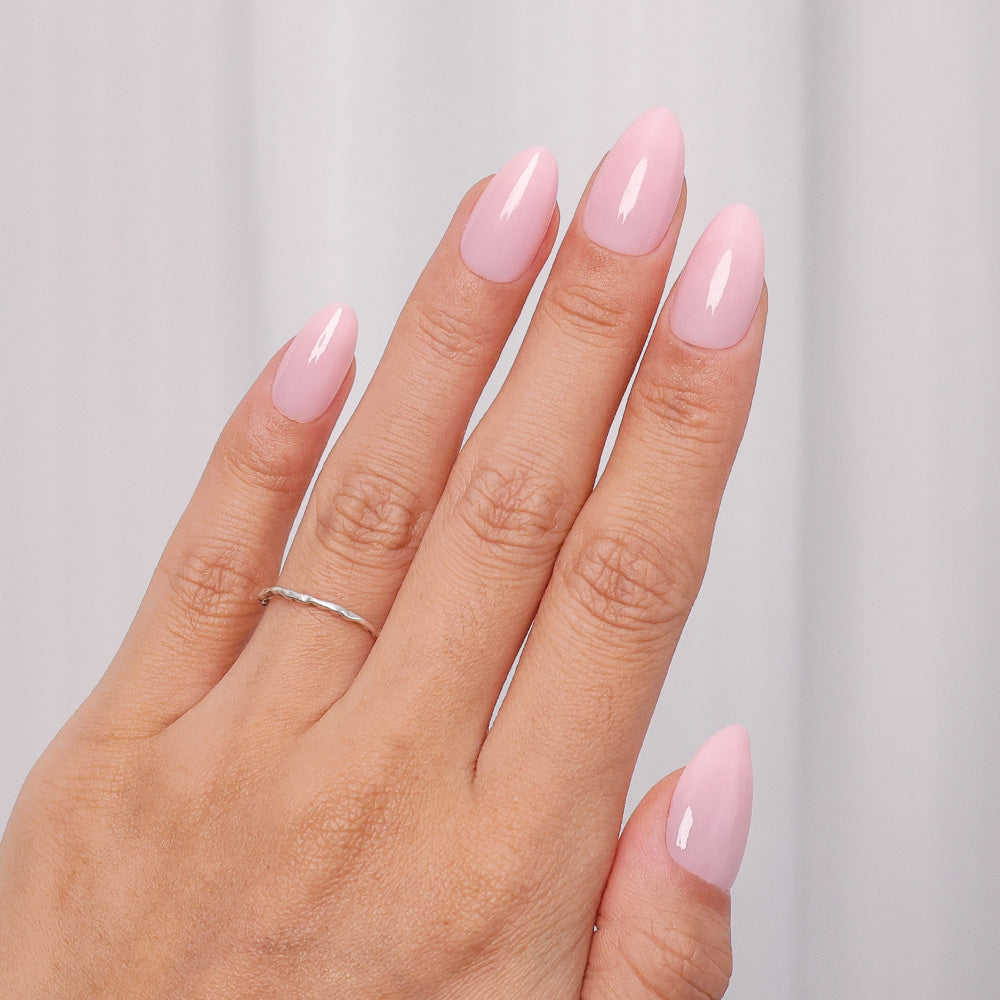 Solid Pink Nail Kit | Short Almond | ProTips