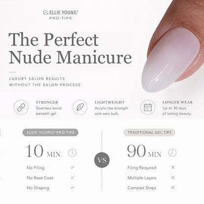 Solid Mix Nail Kit | Short Almond | ProTips