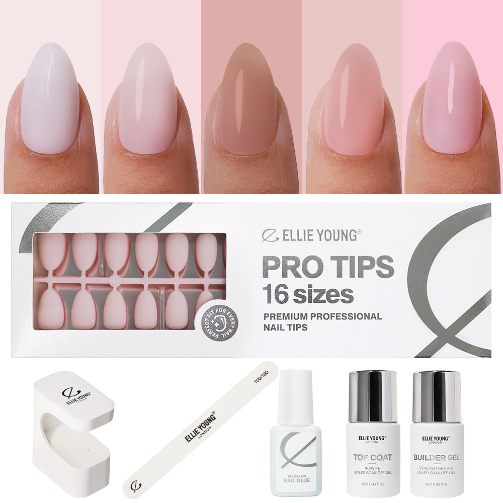 Solid Mix Nail Kit | Short Almond | ProTips