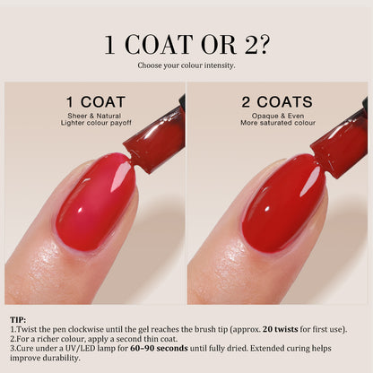 Rouge Affair | Pocket Salon One Step Gel-penn