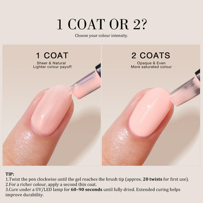 Blush Veil | Pocket Salon™ One Step Gel Pen