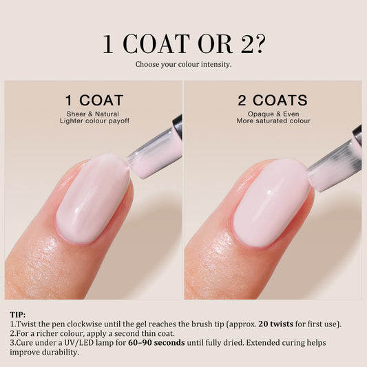 Linen Nude| Pocket Salon™ One Step Gel Pen