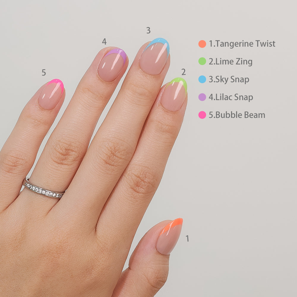 Rainbow Tips | Short Oval | ProTips