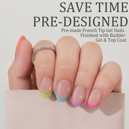 Rainbow Tips | Short Oval | ProTips