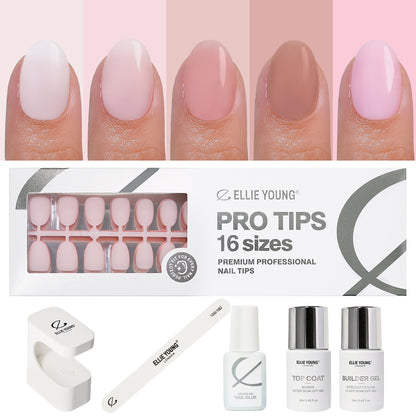 Solid Mix Nail Kit | Short Oval | ProTips