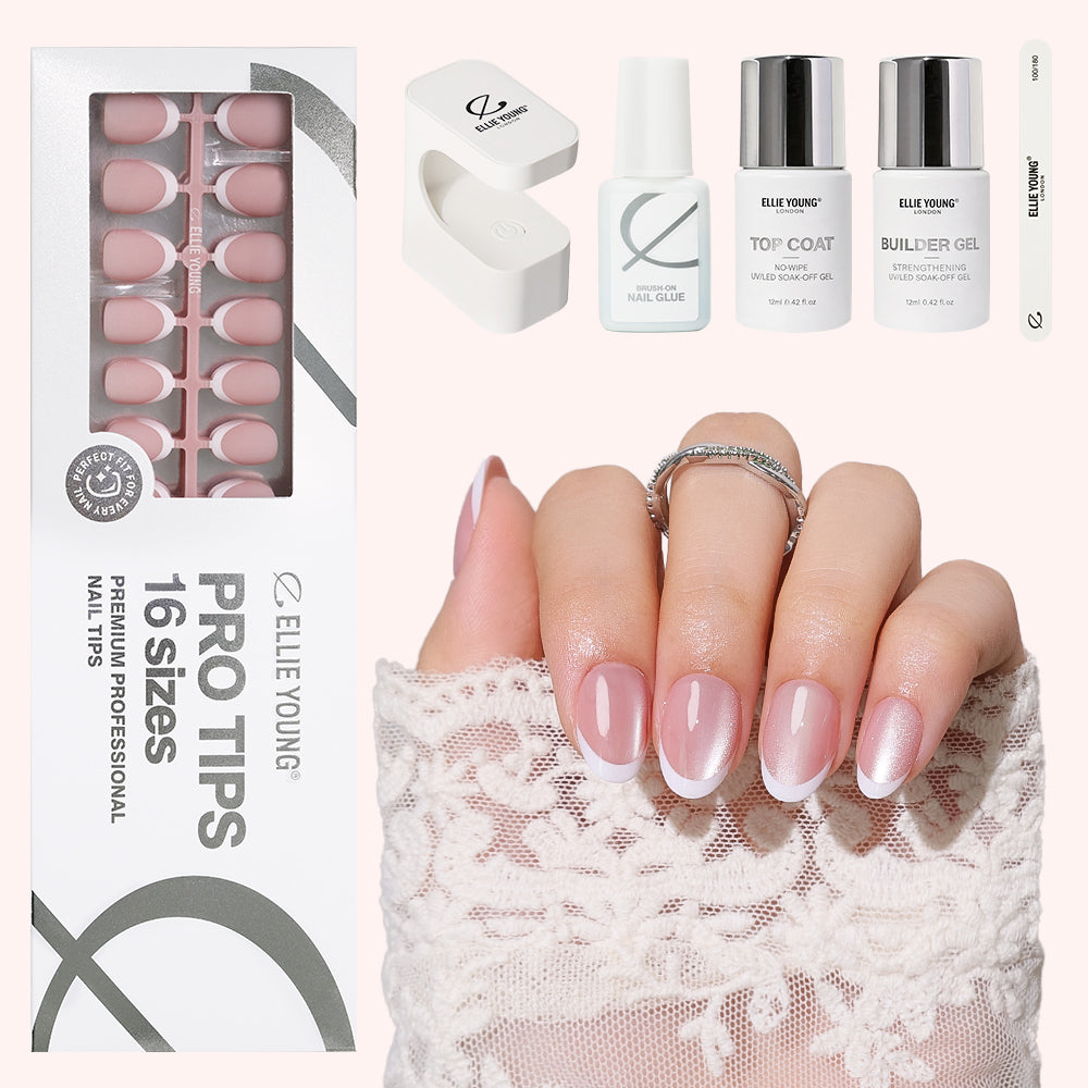 Milky Pearl French Cat Eye | Short Oval | ProTips