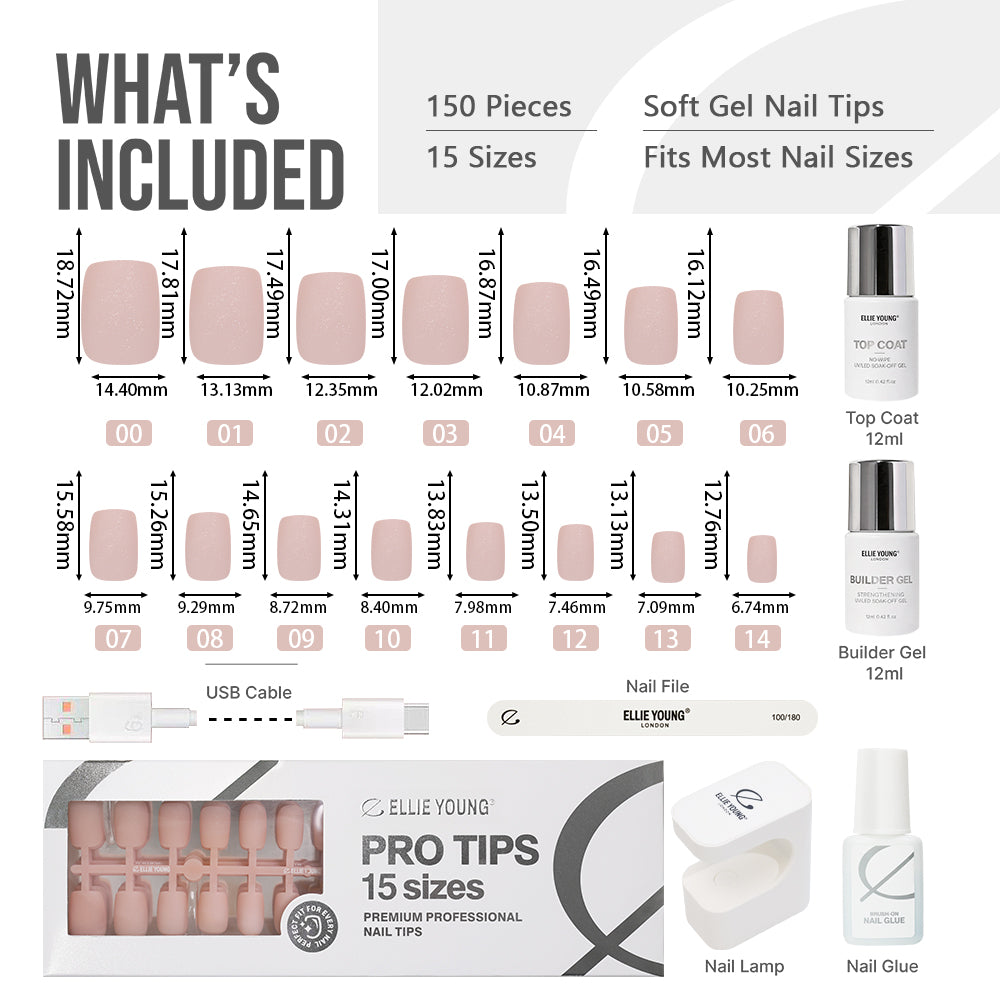 Sparkling Nude Cat Eye | Short Square | ProTips