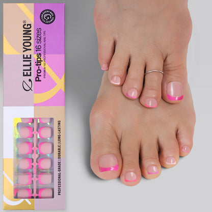 Pink Pastel French Tip | Toenail | ProTips