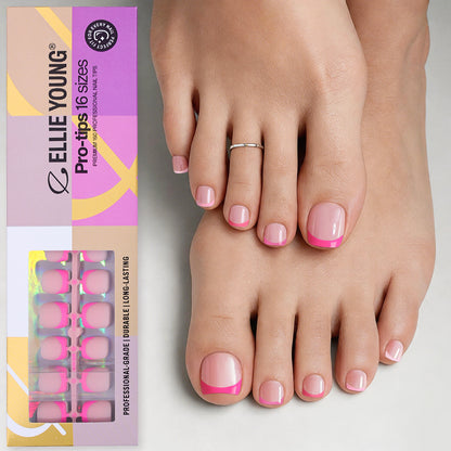 Pink Pastel French Tip | Toenail | ProTips