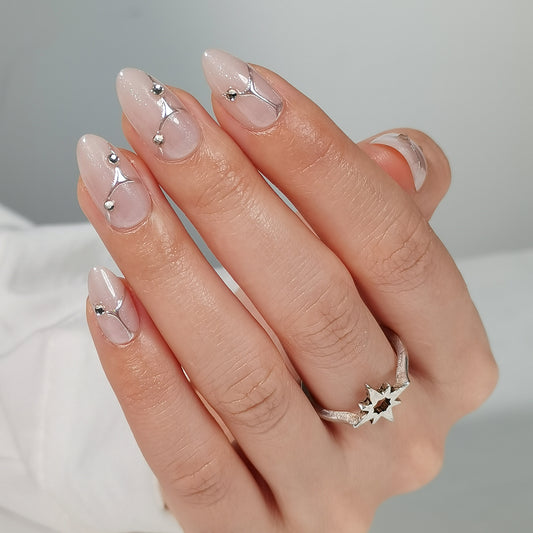 Cyber Shell | Short Almond | SALON PRESS™