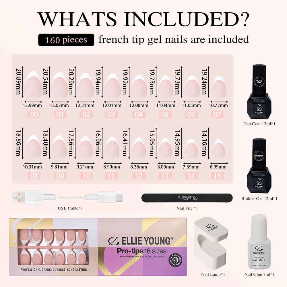 Nude French Tip | Short Almond | ProTips