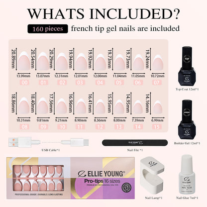 Nude French Tip | Short Almond | ProTips