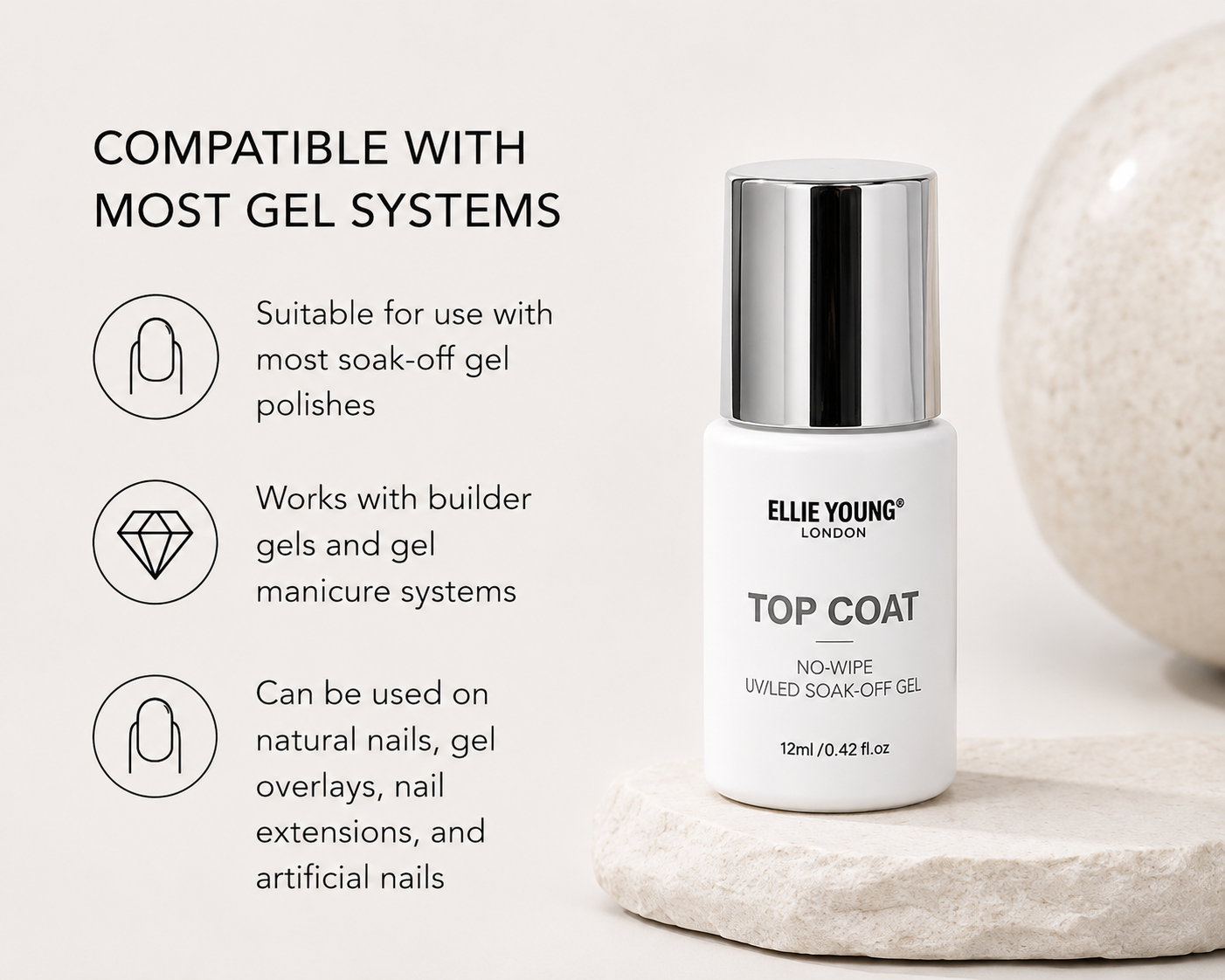 NO WIPE TOP COAT | 12ml