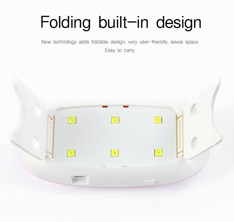 Mini Portable UV/LED Nail Dryer Curing Lamp